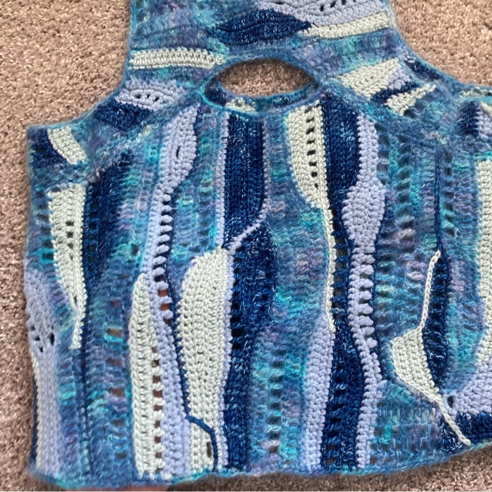 Sea New York Blue Patterned Midi Skirt - Picture 4 of 13